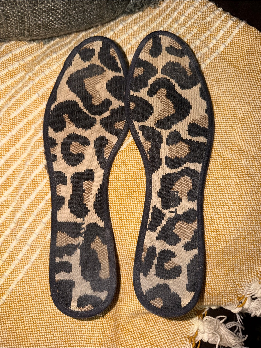 Rothy's Leopard-Print Knit Loafers in Beige and Black - Picture 7 of 9